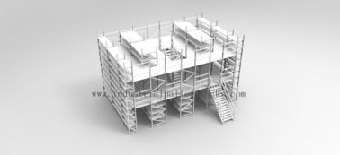 Półki Mezzanine Podłogi lekkie Pojemność 450lbs / 200kg na półce
