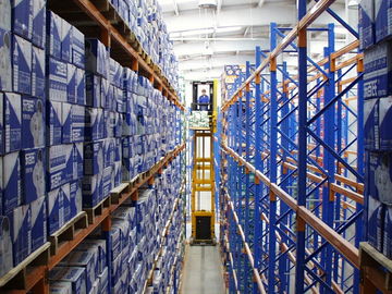Regulowany system regałów do przechowywania palet o dużej wytrzymałości do przechowywania przemysłowego