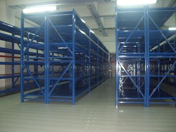 niebieskie półki metalowe Anti-rdza średnie półki z farbą do opalania zakończone