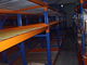 Błękitna / pomarańczowa półka na palety, półki przemysłowe o wysokiej gęstości