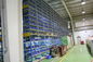 Wielowarstwowa podłoga stalowa Przemysłowe półki mezzanine niebieskie / żółte o wysokości 7,5m