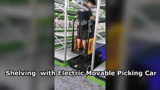 Inteligentny system regałów wielopoziomowych z elektryczną kompletacją