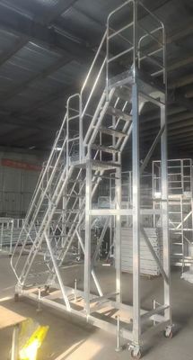 4m Wysokość Lekkie aluminium drabina w dwóch poziomach Łatwe przemieszczanie do magazynowania półki użycie